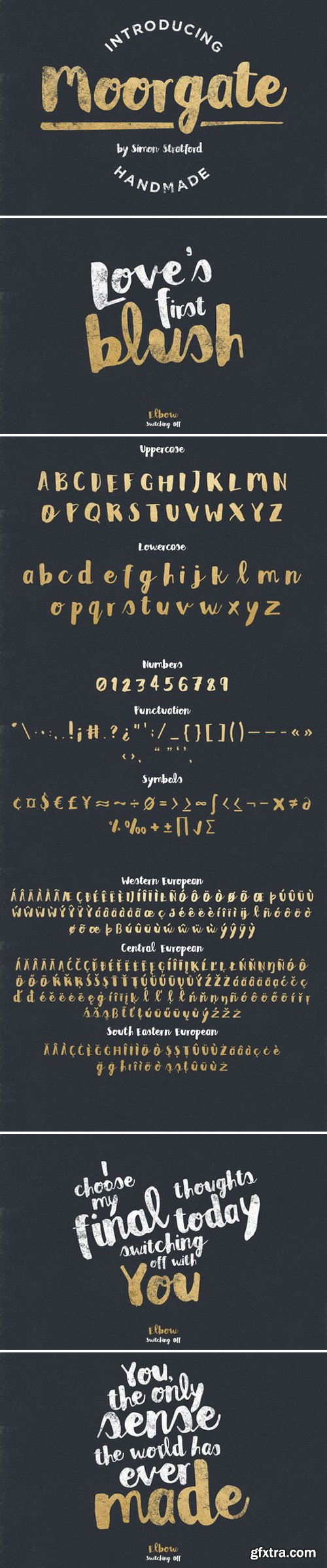 CM - Moorgate brush script typeface 283046