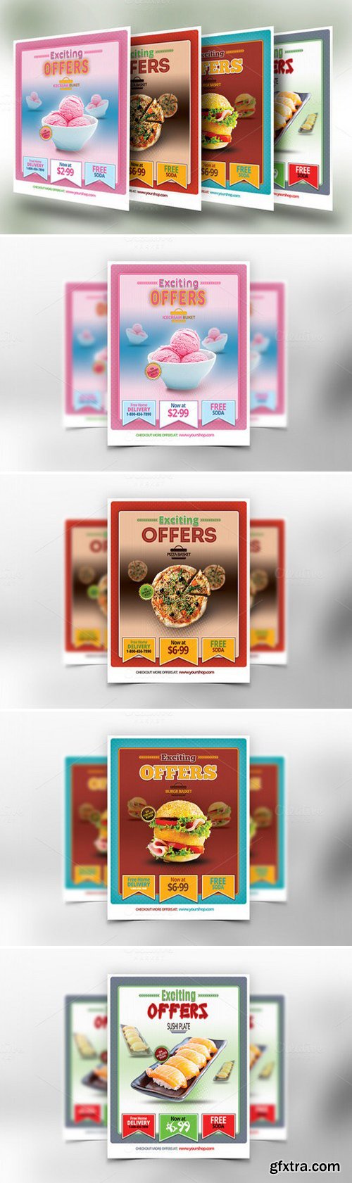 CM282934 - Restaurant Food Offers Flyer or Post