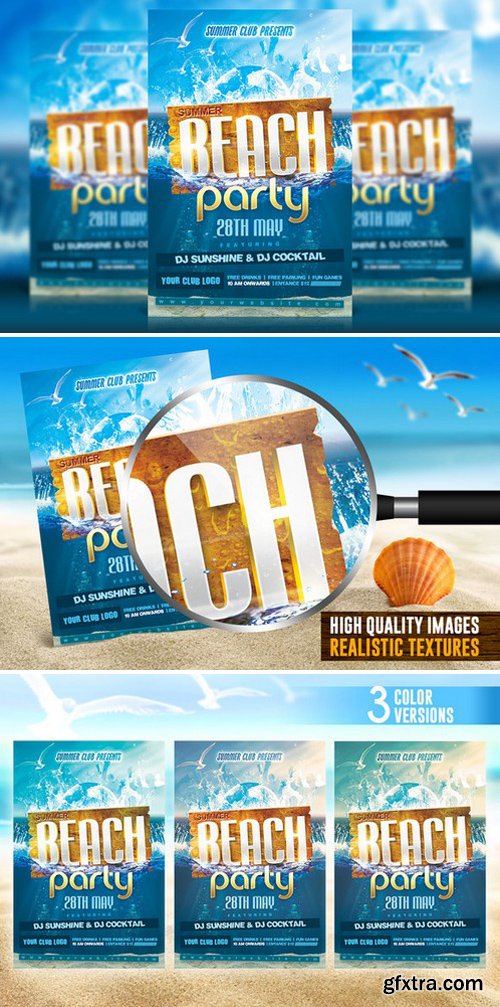 CM283006 - Summer Beach Party Flyer