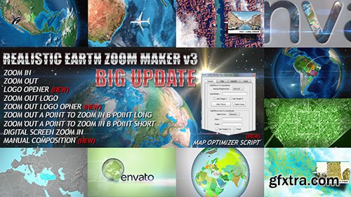 Videohive Earth Street Zoom 7962581 (V3 UPDATED)