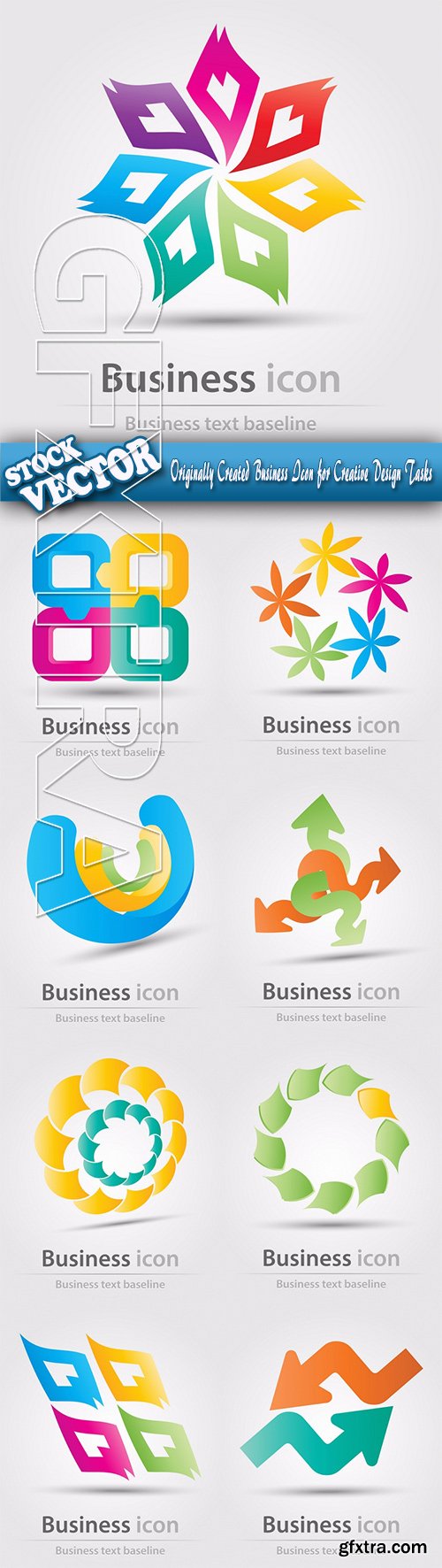 Stock Vector - Originally Created Business Icon for Creative Design Tasks