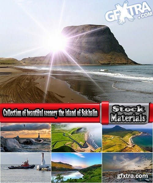 Collection of beautiful scenery the island of Sakhalin Sea beach coast mountain 25 HQ Jpeg