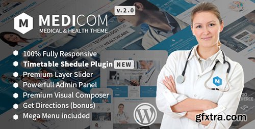 ThemeForest - Medicom v2.0.3 - Medical & Health Wordpress Theme - 7608871