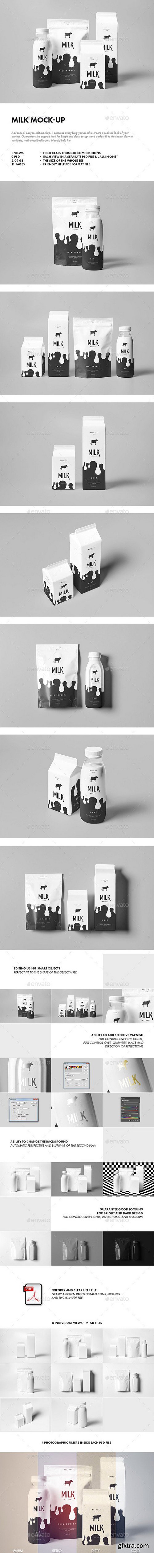 Graphicriver - Milk Mockup 11392286