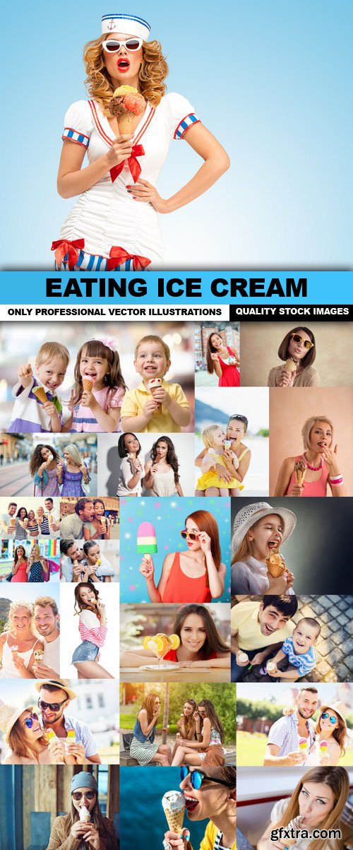 Eating Ice Cream - 25 HQ Images