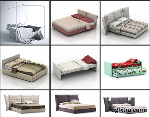 3D Models of Beds From Flou