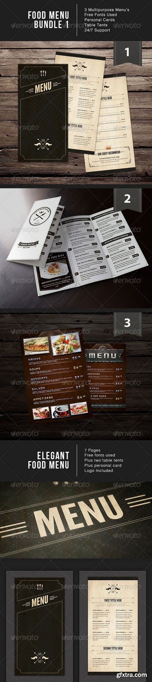 Graphicriver - Food Menu Bundle 1 7068035