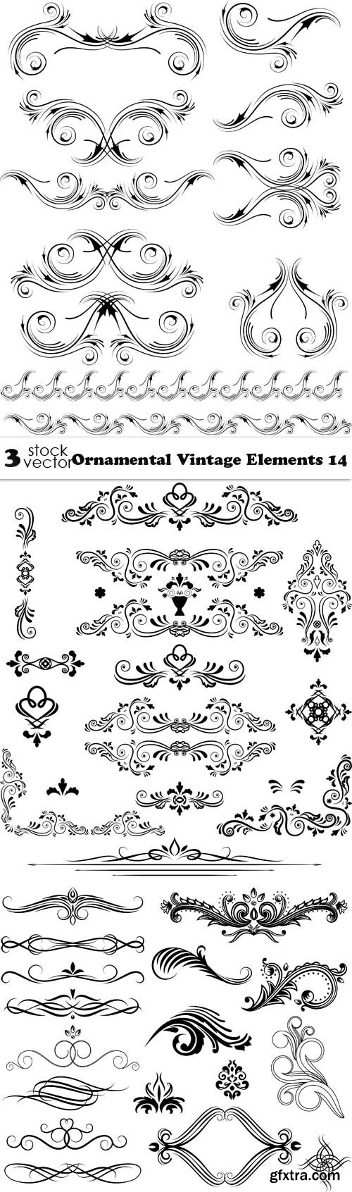 Vectors - Ornamental Vintage Elements 14
