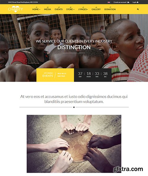 JoomlArt - JA Charity v1.0.5 - Joomla Template For Churches & Charity
