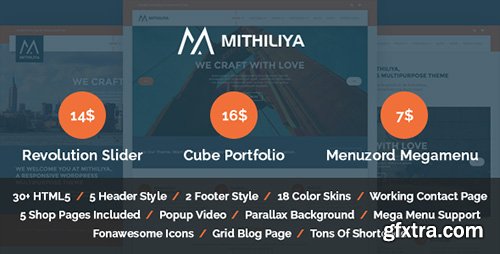 ThemeForest - Mithiliya - Multipurpose Responsive HTML Template - 10432427