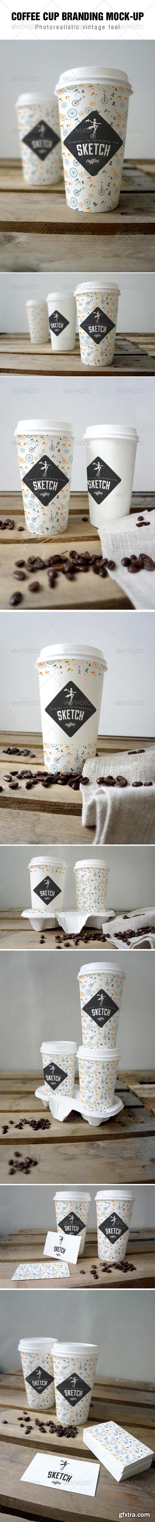 GraphicRiver - Coffee cup branding Mock-up 6994678