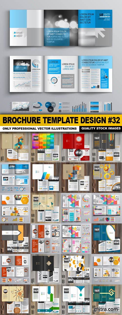 Brochure Template Design #32 - 25 Vector