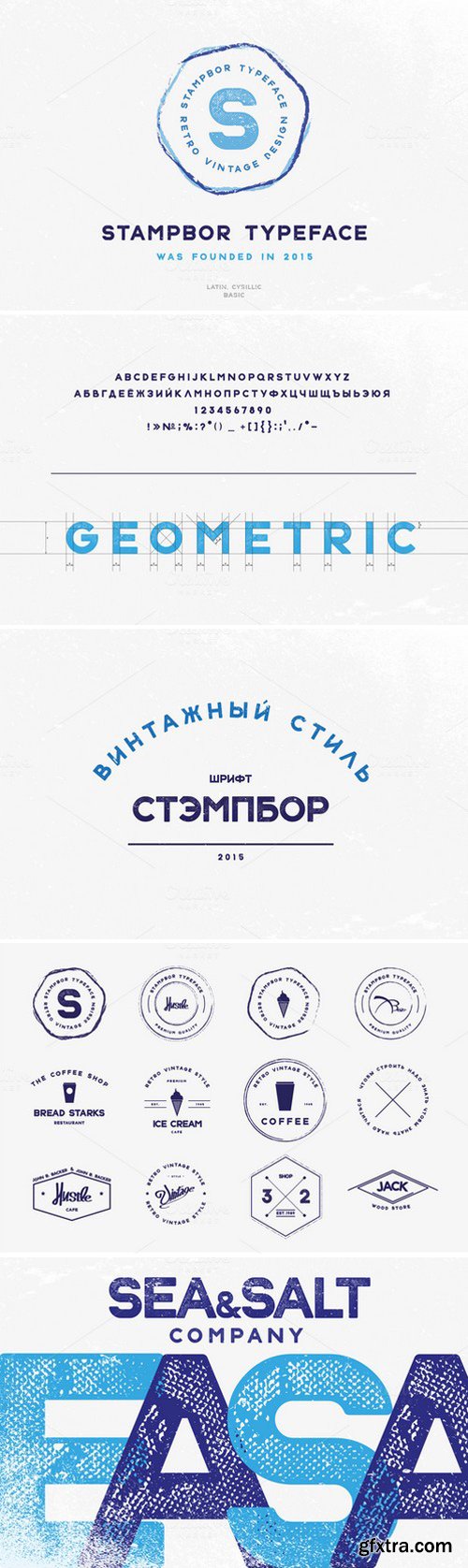 CM288230 - Stampbor Font & Badges