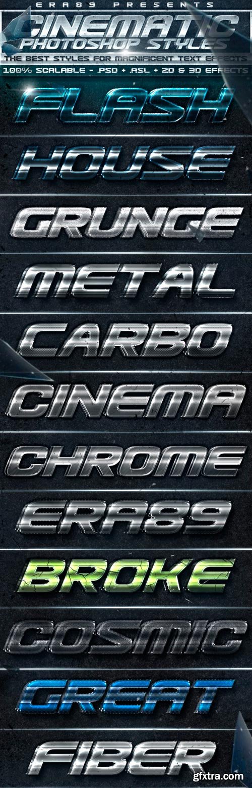 GraphicRiver - Cinematica Text Effects - PS Styles 240736