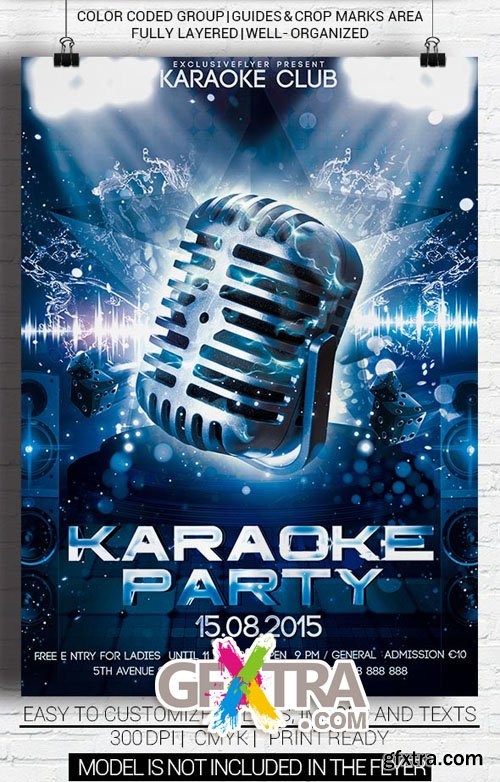 Karaoke Party - Premium Flyer Template