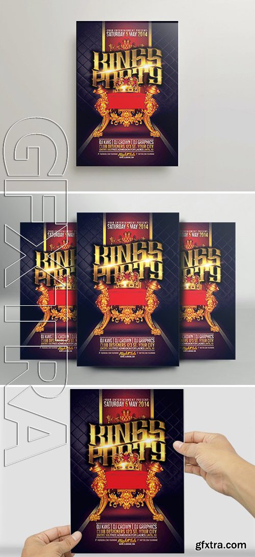 Kings Party Flyer Template
