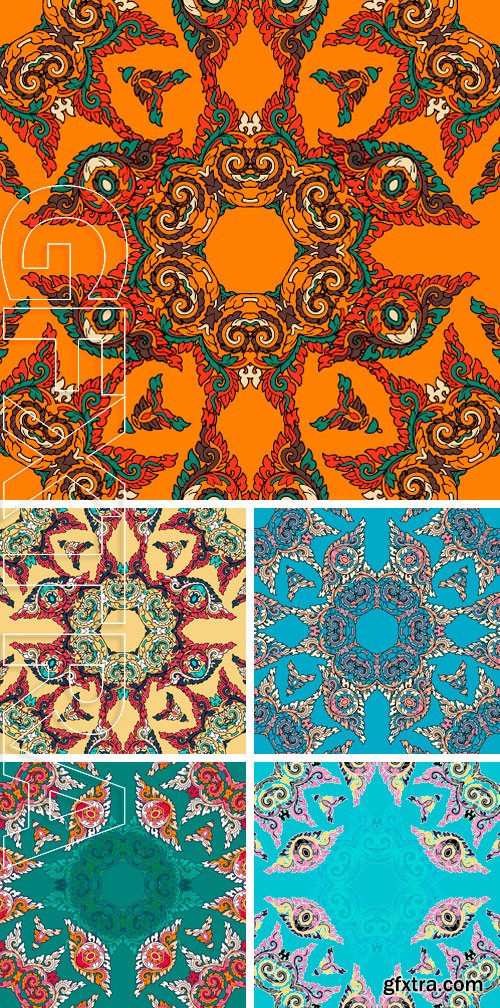 Stock Vectors - Seamless pattern ethnic style. Vintage decorative texture. Indian, arabic motive