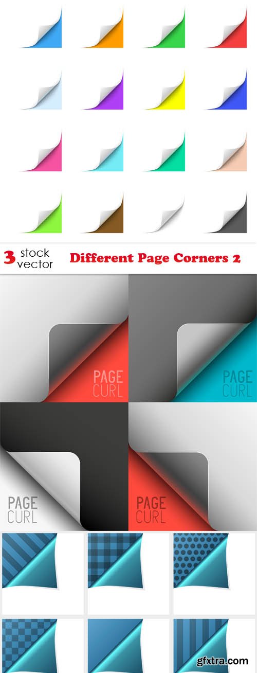 Vectors - Different Page Corners 2