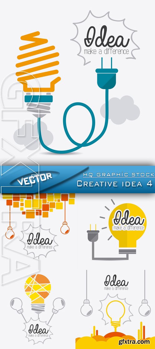 Stock Vector - Creative idea 4