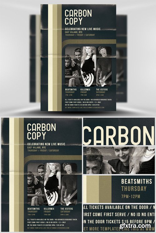 Carbon Copy Flyer Template