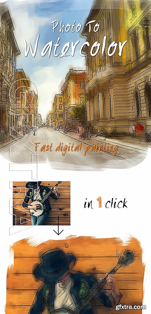 GraphicRiver - Photo To Watercolor Painting 10870034