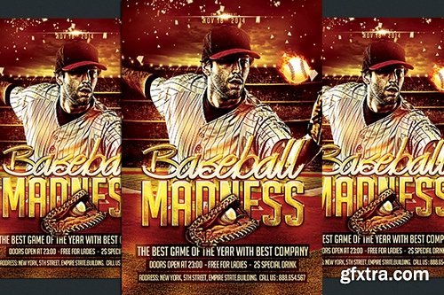 CM121588 - Baseball Madness Flyer