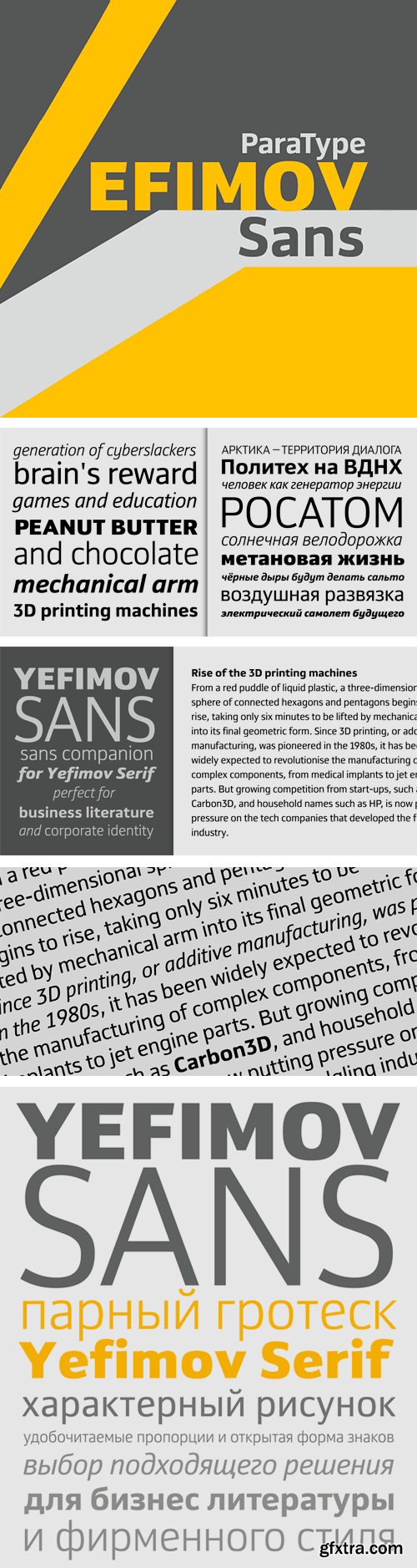 Yefimov Sans Font Family