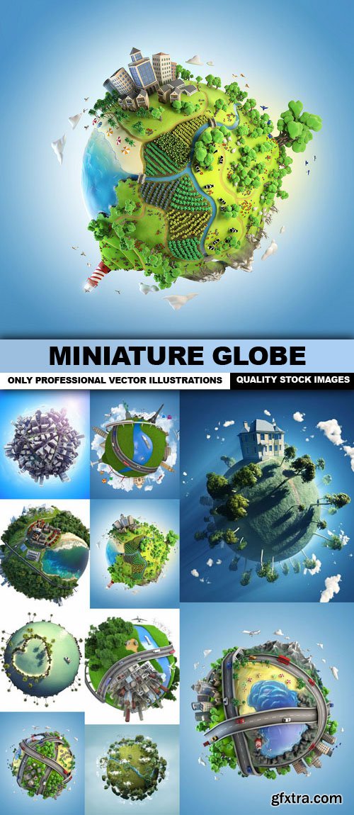 Miniature Globe - 10 HQ Images