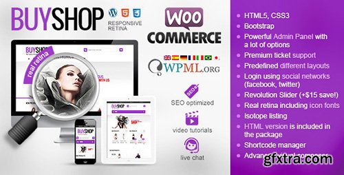 ThemeForest - BuyShop v1.1.6 - Responsive WooCommerce WordPress Theme - 7519497