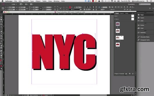 Skillfeed - Converting Type to Outlines in Adobe InDesign