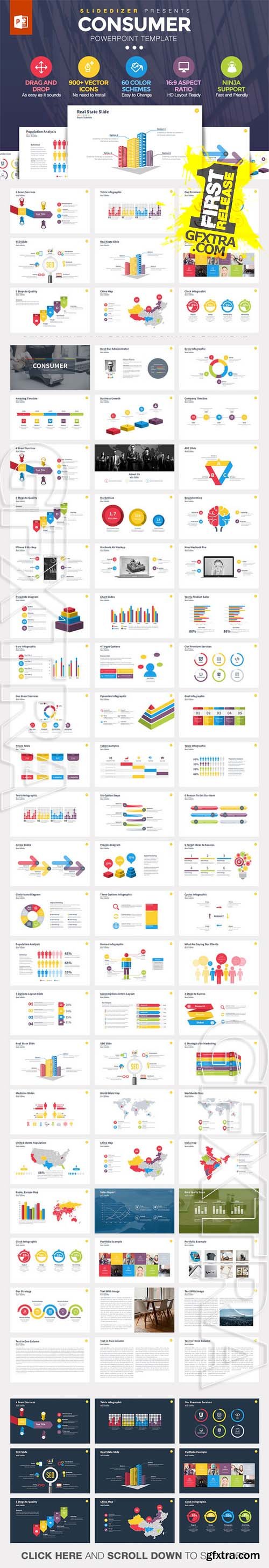 Consumer Powerpoint Template - CM 291880