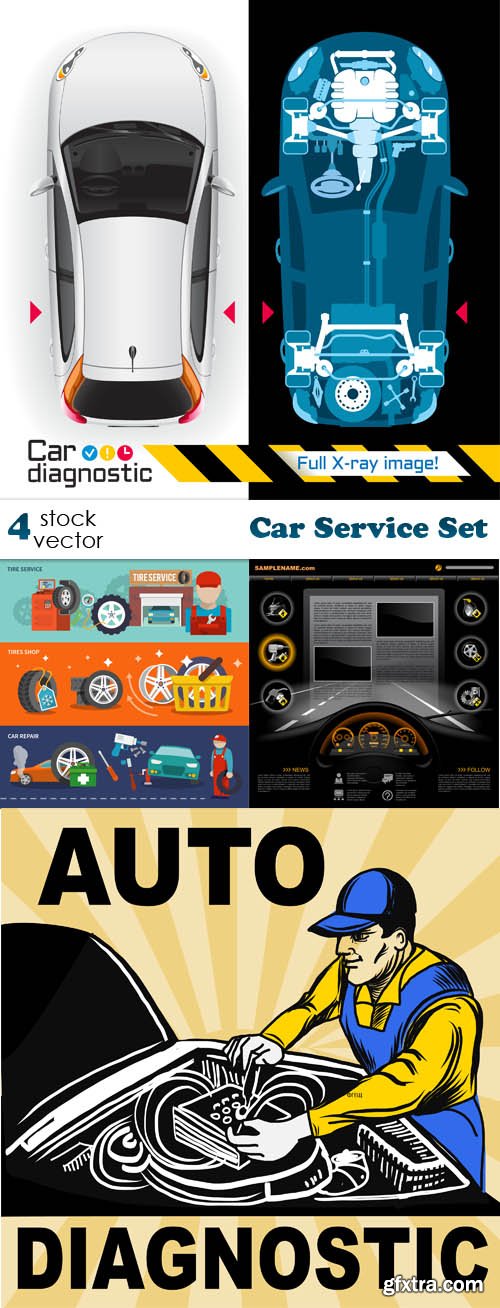 Vectors - Car Service Set