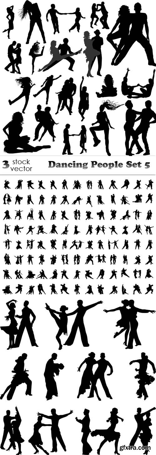 Vectors - Dancing People Set 5