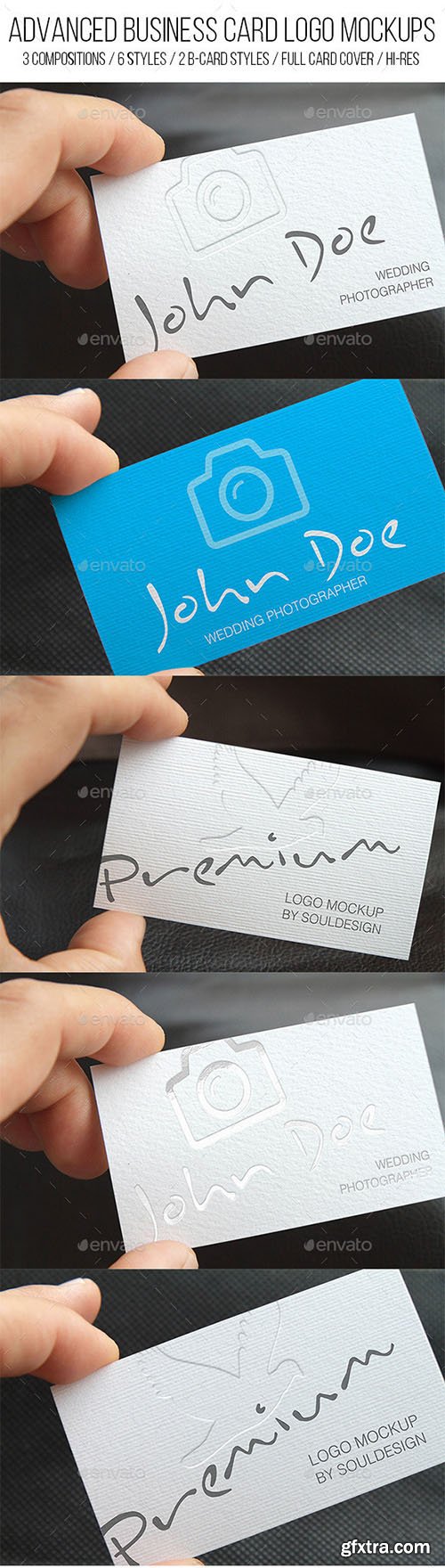 GraphicRiver Advanced Business Card Logo Mockups