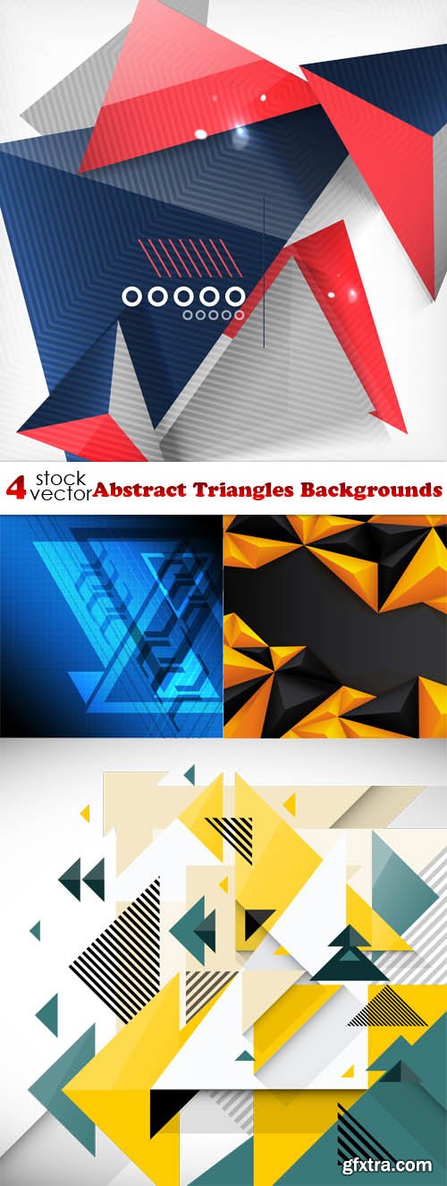 Vectors - Abstract Triangles Backgrounds