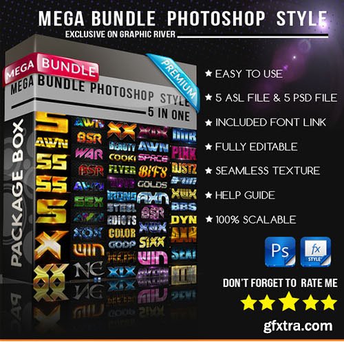 GraphicRiver - Mega Bundle Photoshop Style 11765789