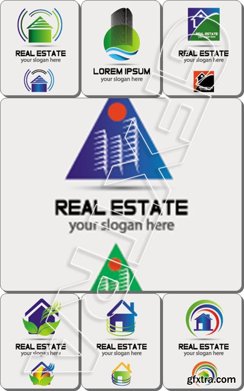 Real estate icon symbol - Vector