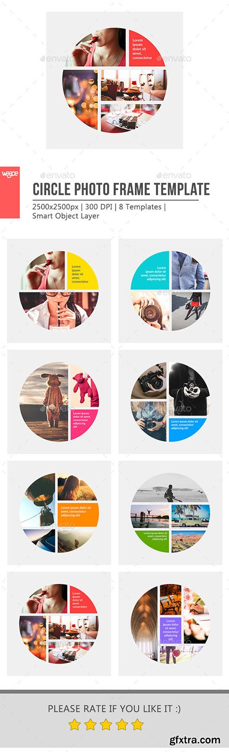 GraphicRiver - Circle Photo Frame Template 11761766
