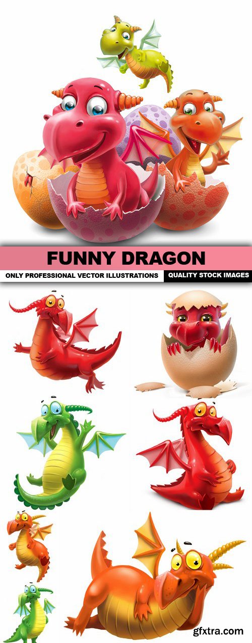 Funny Dragon - 8 HQ Images