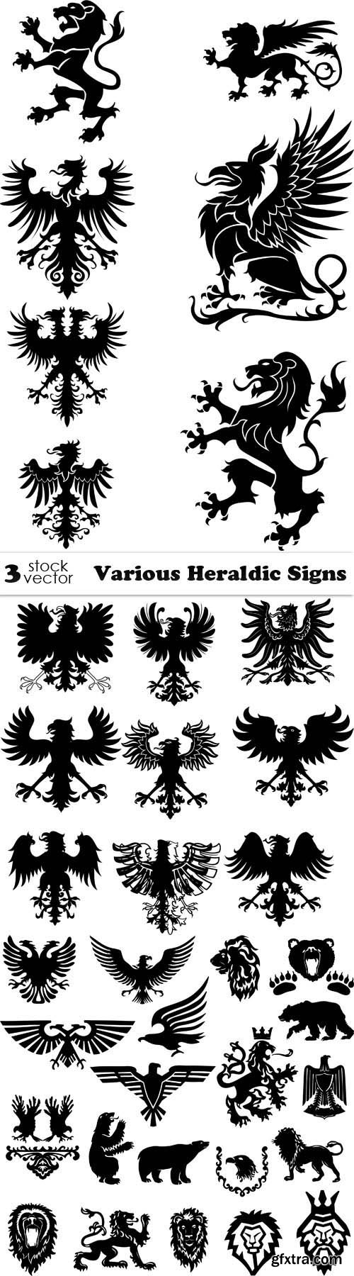 Vectors - Various Heraldic Signs