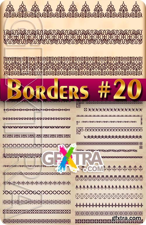 Vintage elements and borders #20 - Stock Vector