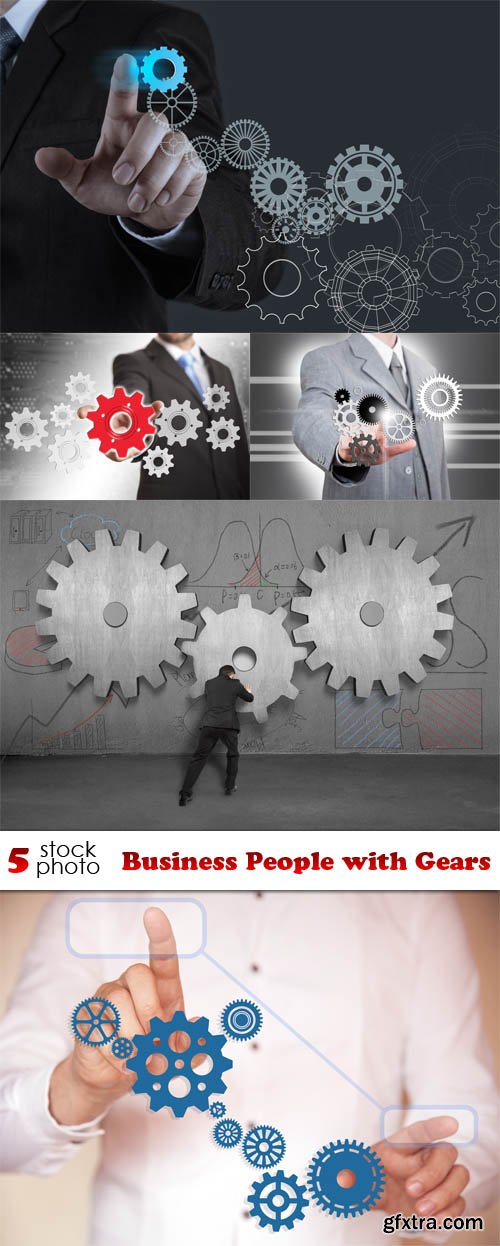 Photos - Business People with Gears