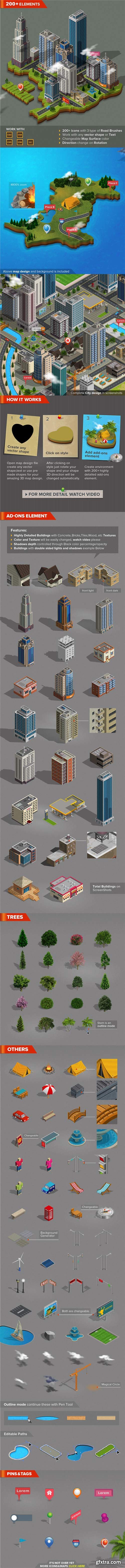 GraphicRiver - 3D City and Map Generator 7688347