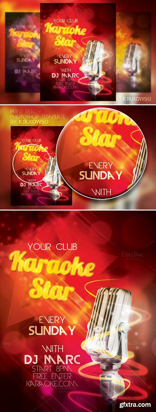 CM - Karaoke Star Flyer 126793