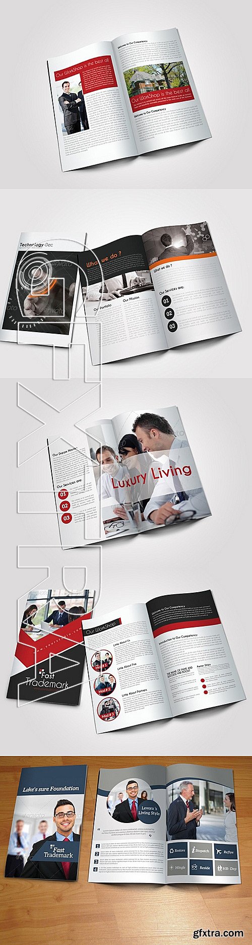 CM - 3 Business Bi Fold Brochure Bundle 281474
