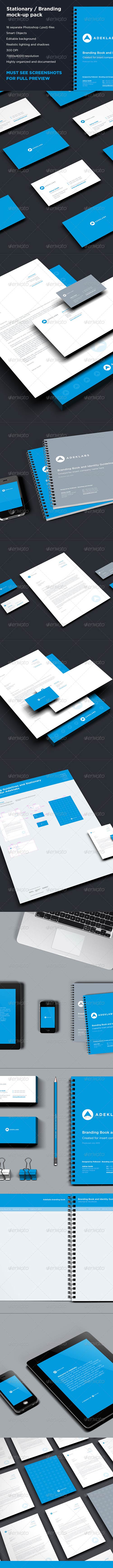 GraphicRiver - Branding and Stationary Mock-up Collection Pack
