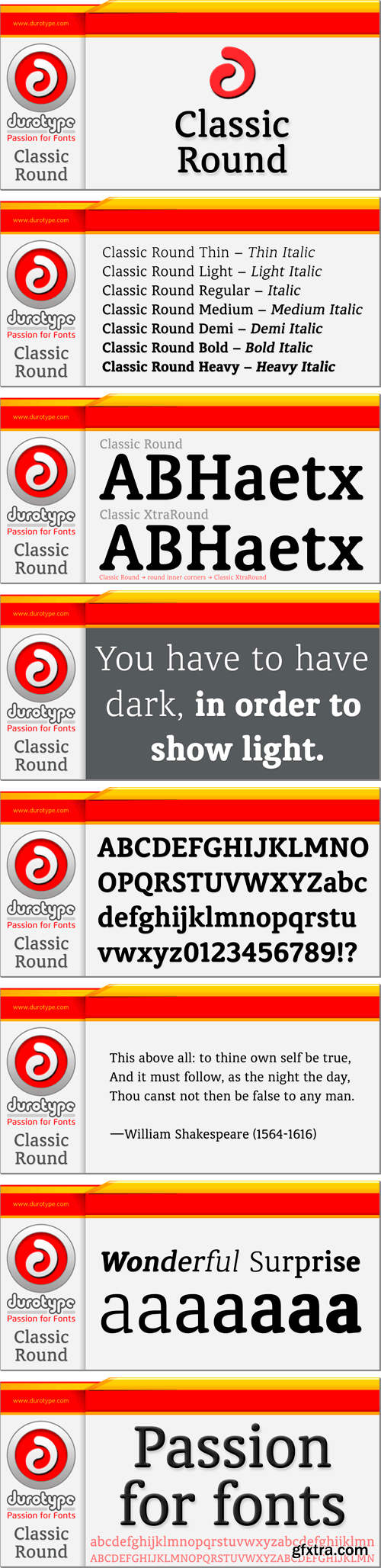 Classic Round Font Family