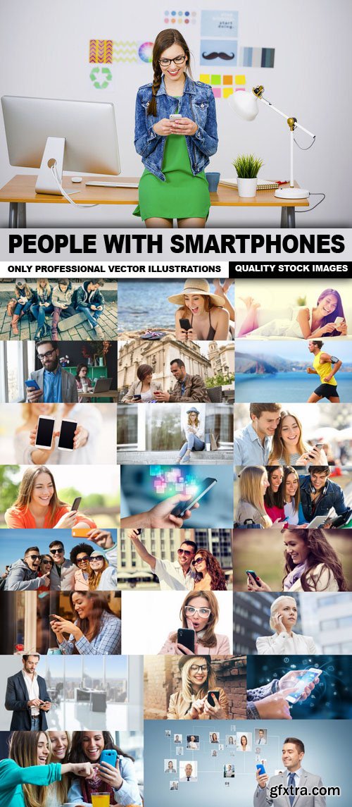 People With Smartphones - 25 HQ Images