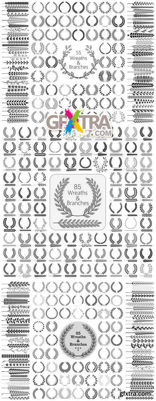 Wreaths & Branches Vector