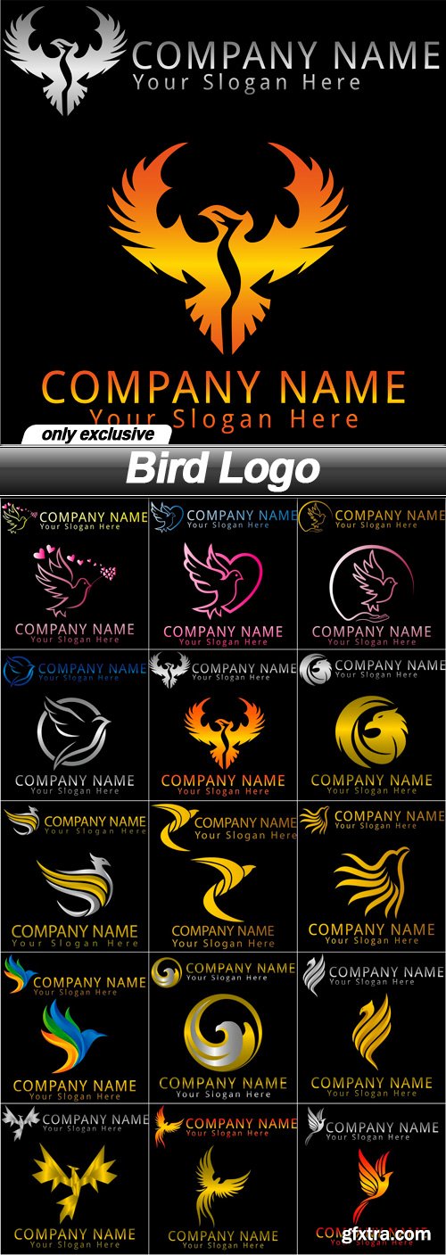 Bird Logo - 15 EPS